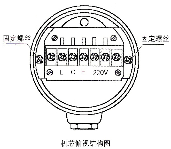 機芯俯視結構圖